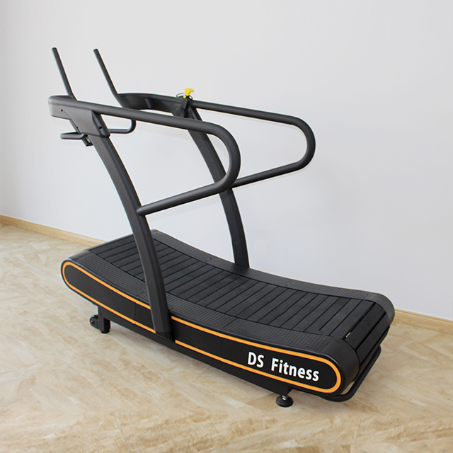 Self Powered Durable Park Resistance Curved Treadmill