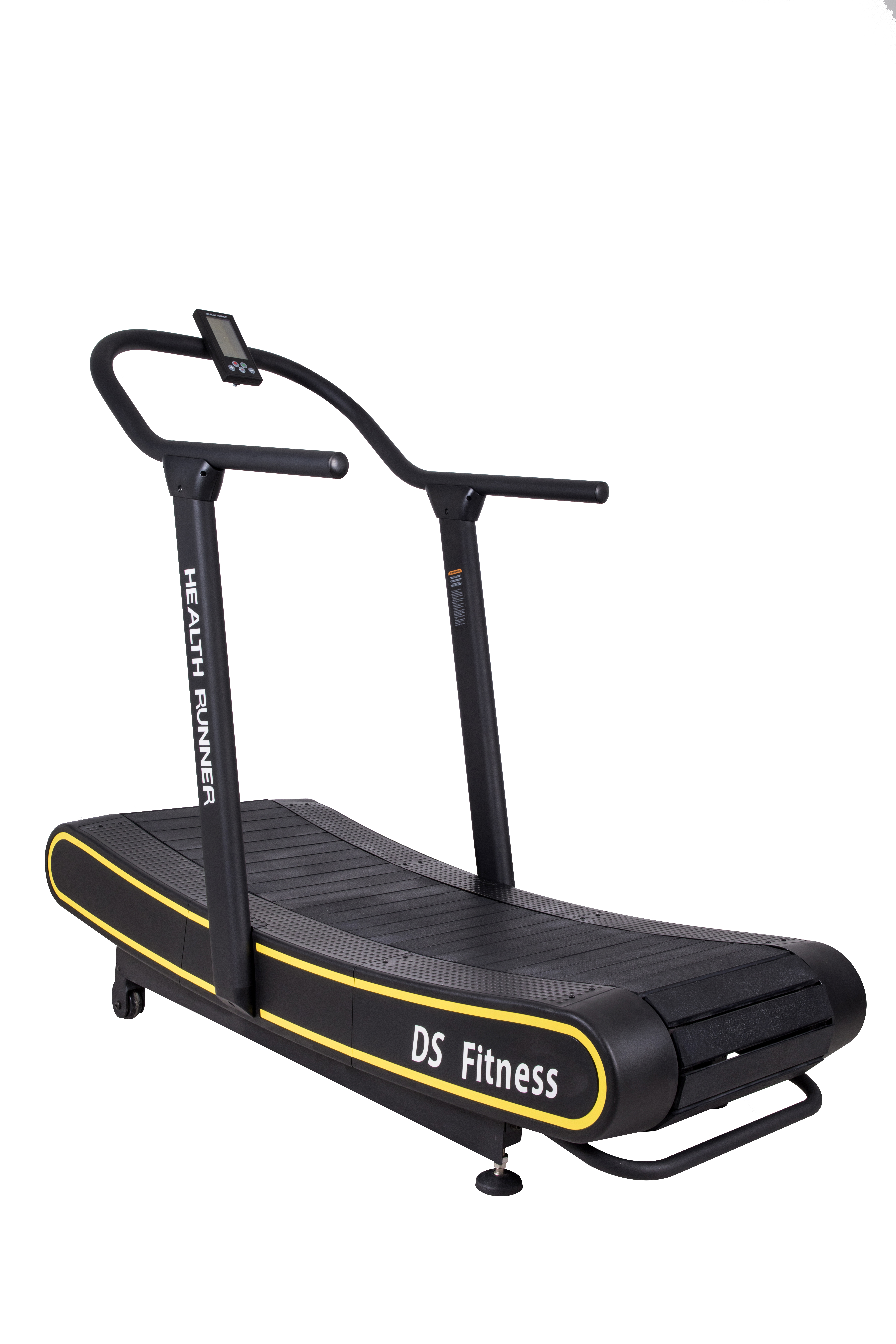 Non Motorized Quiet Gymnasium Commercial Curved Treadmill
