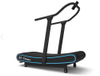Non Motorized Quiet Solid Runner Commercial Curved Treadmill