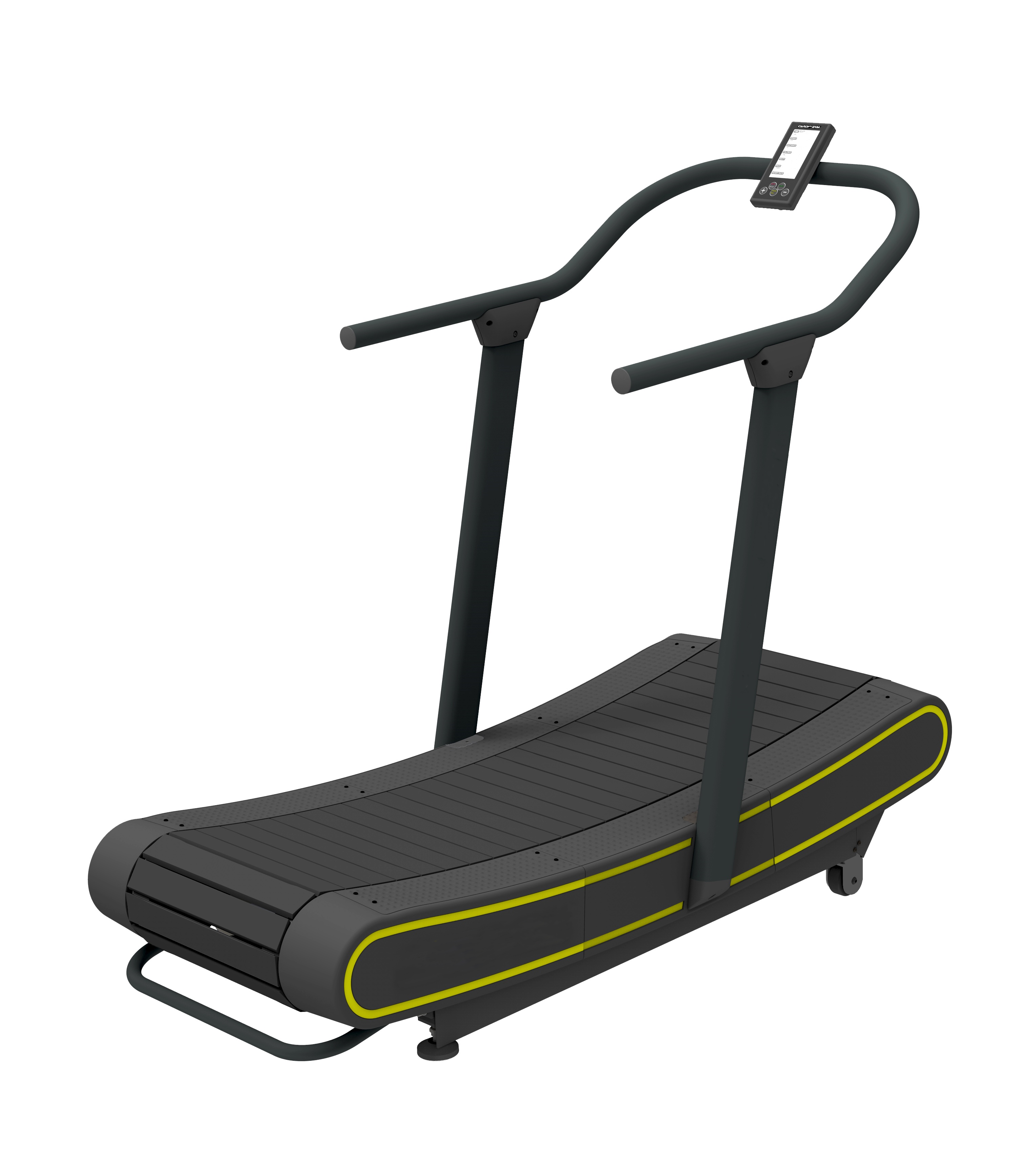 Non Motorized Quiet Walking Commercial Curved Treadmill