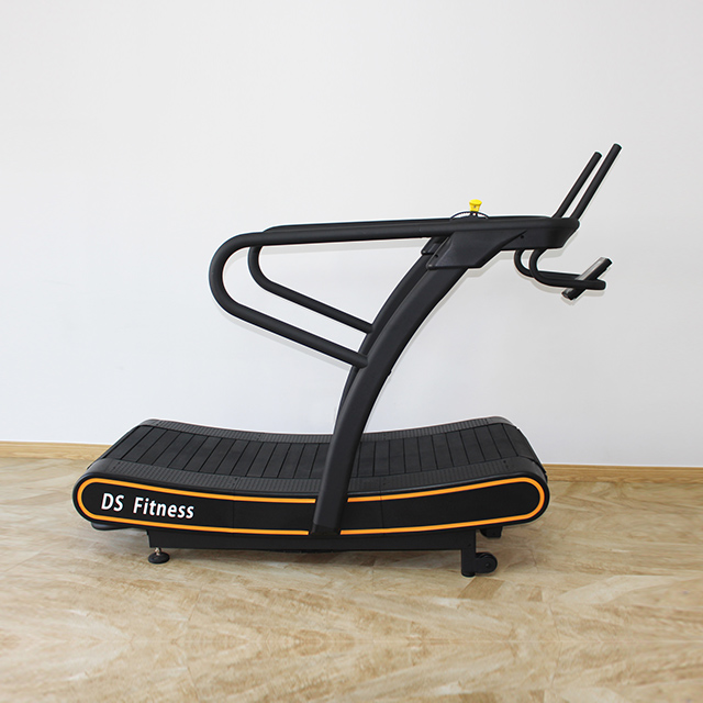 Non Electric Durable Community Resistance Curved Treadmill